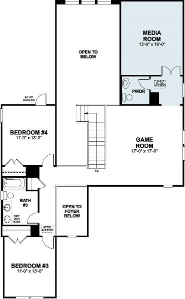 3683 Prosper Rd, Leander, TX 78641 - home floor plan