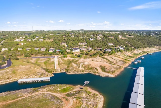 20704 Leaning Oak Dr, Lago Vista, TX 78645 - aerial view of property's location featuring a nearby body of water