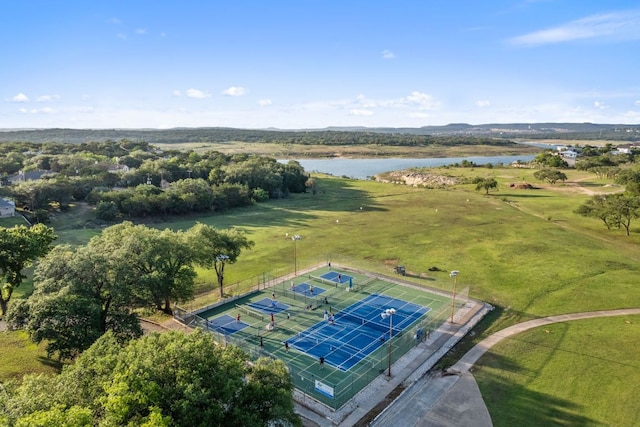 20704 Leaning Oak Dr, Lago Vista, TX 78645 - drone / aerial view of a large body of water