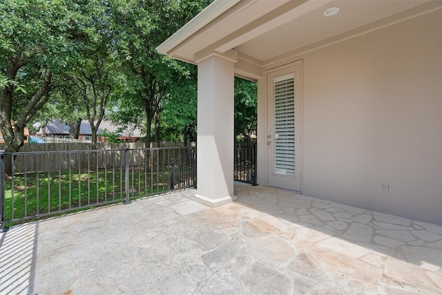 11558 Spicewood Pkwy Unit 7, Austin, TX 78750 - view of patio / terrace with fence