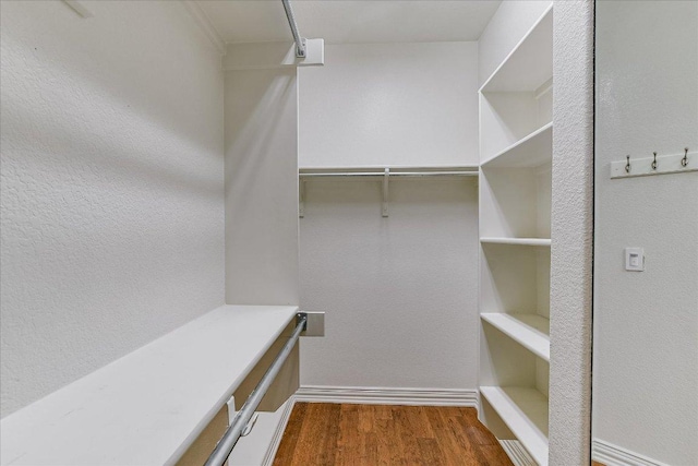 214 Yellow Rose Trl SE, Georgetown, TX 78633 - spacious closet featuring wood finished floors