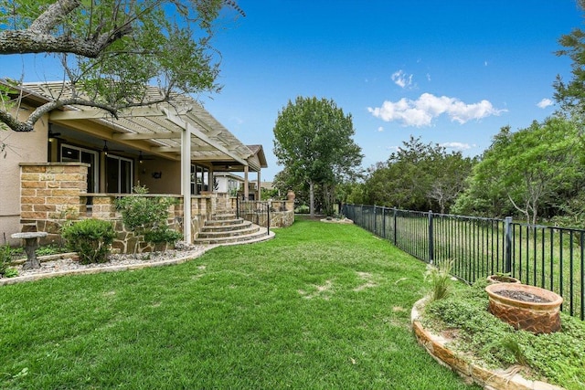 214 Yellow Rose Trl SE, Georgetown, TX 78633 - view of yard