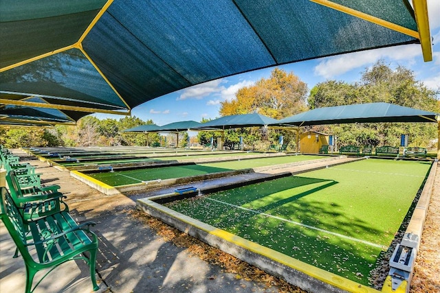 214 Yellow Rose Trl SE, Georgetown, TX 78633 - view of property's community with a bocce ball area
