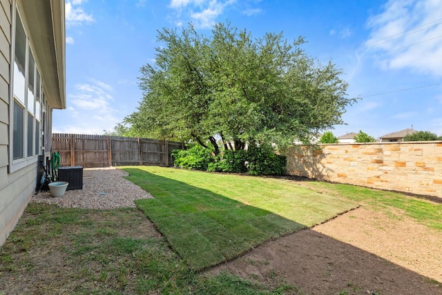 view of yard