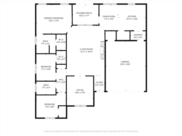 407 Osman Dr, Killeen, TX 76542 - floor plan / room layout