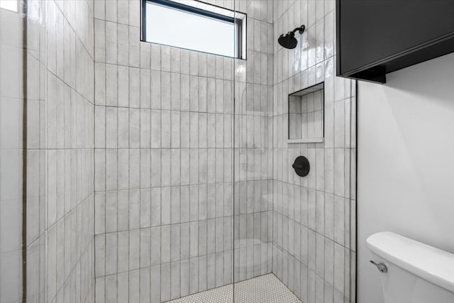5409 Ave G Ave, Austin, TX 78751 - bathroom featuring a tile shower and toilet