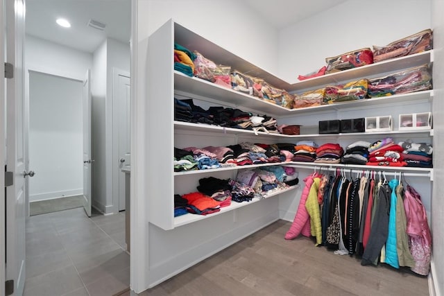 4916 Risana Bnd, Round Rock, TX 78665 - spacious closet with wood finished floors