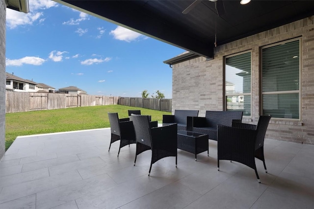 4916 Risana Bnd, Round Rock, TX 78665 - view of patio featuring outdoor lounge area