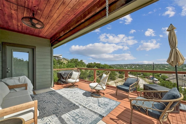 view of deck