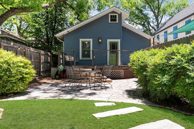 4536 Duval St Unit 2, Austin, TX 78751 - back of house featuring a patio area