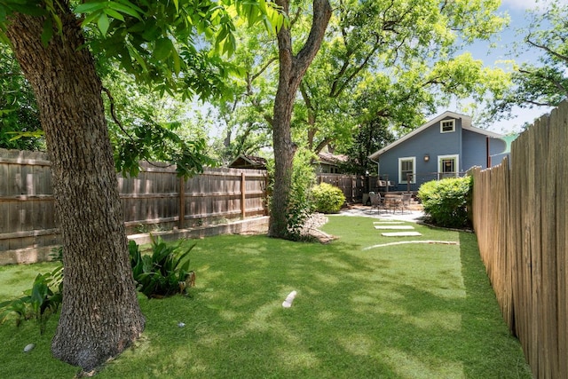4536 Duval St Unit 2, Austin, TX 78751 - fenced backyard featuring a patio area