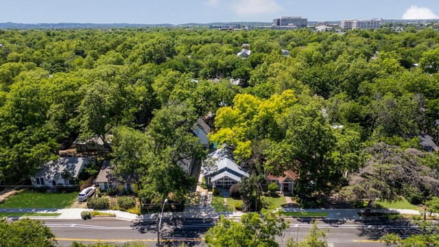 4536 Duval St Unit 2, Austin, TX 78751 - bird's eye view of a heavily wooded area