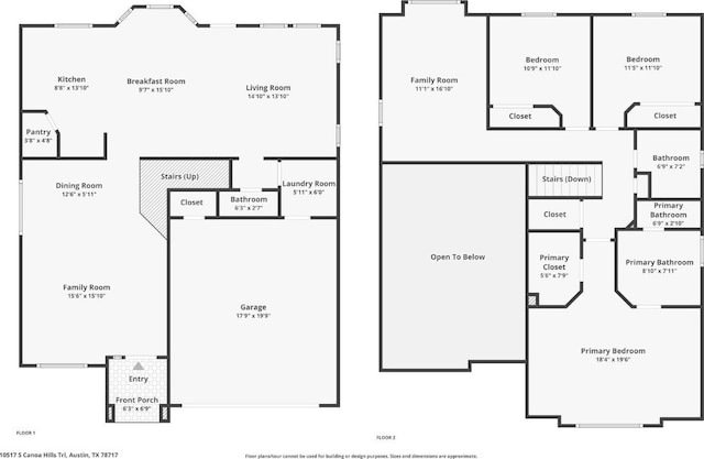 10517 S Canoa Hills Trl, Austin, TX 78717 - room layout