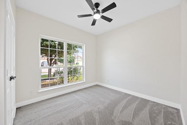 13221 Cabinet Dr, Manor, TX 78653 - unfurnished room featuring carpet and a ceiling fan