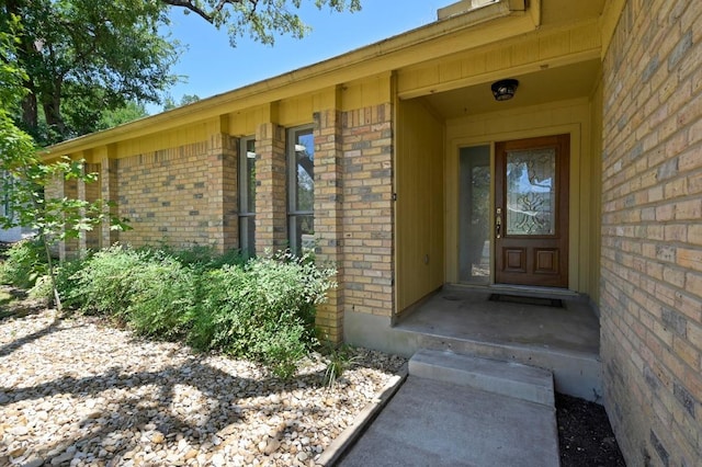 12025 Wycliff Ln, Austin, TX 78727 - view of exterior entry with brick siding
