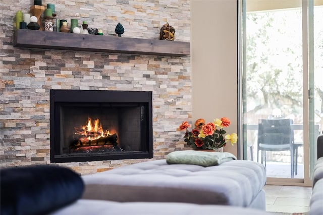 402 Dry Gulch Bnd, Cedar Park, TX 78613 - detailed view of a warm lit fireplace