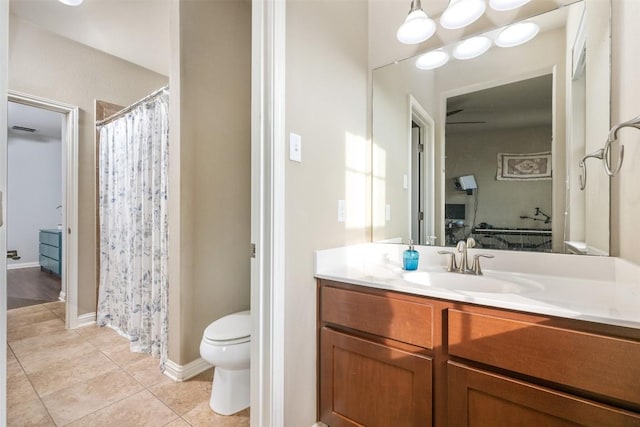 402 Dry Gulch Bnd, Cedar Park, TX 78613 - full bathroom featuring vanity, tile patterned floors, and a shower with curtain