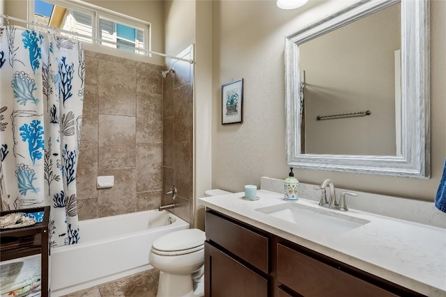 402 Dry Gulch Bnd, Cedar Park, TX 78613 - full bathroom featuring vanity, shower / bath combo, and toilet