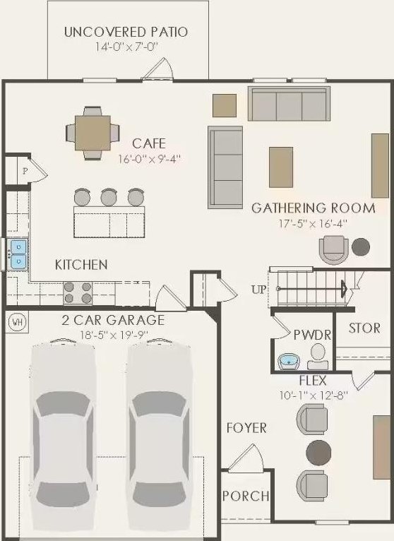 13417 Cerro Castellan Trce, Manor, TX 78653 - floor plan / room layout