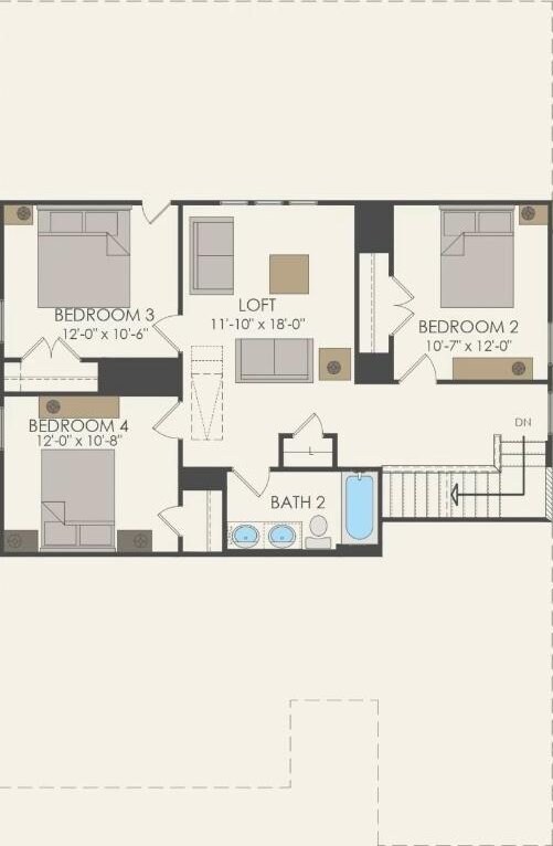 13404 Lapoynor St, Manor, TX 78653 - floor plan / room layout