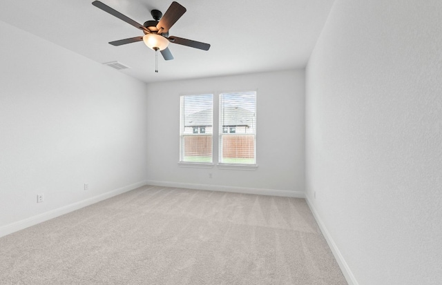 13404 Lapoynor St, Manor, TX 78653 - spare room with light colored carpet and a ceiling fan