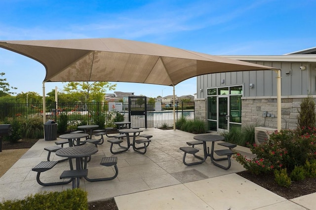 7812 City Top Blvd, Austin, TX 78724 - view of patio / terrace with a water view