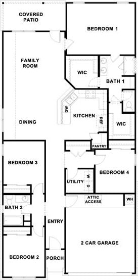 7812 City Top Blvd, Austin, TX 78724 - view of floor plan / room layout