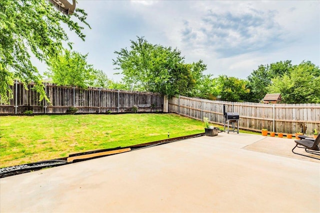 view of patio / terrace featuring grilling area