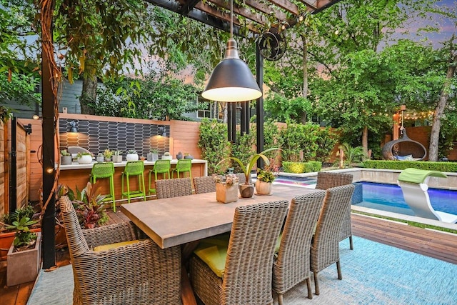 2010 Goodrich Ave Unit 5A, Austin, TX 78704 - view of patio / terrace with outdoor dining area