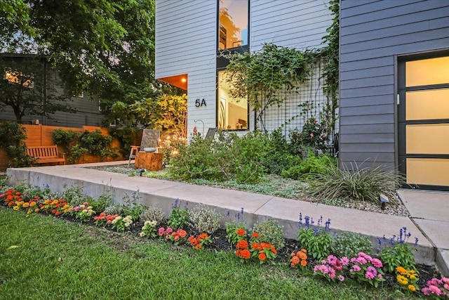 2010 Goodrich Ave Unit 5A, Austin, TX 78704 - view of exterior entry at dusk
