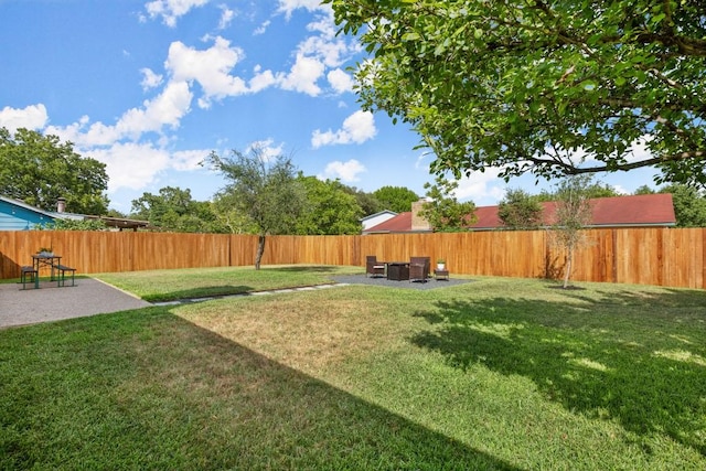 8907 Hunters Trce, Austin, TX 78758 - fenced backyard featuring a patio area