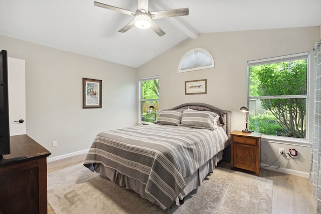 10730 N Platt River Dr, Austin, TX 78748 - bedroom featuring light wood finished floors, baseboards, and ceiling fan