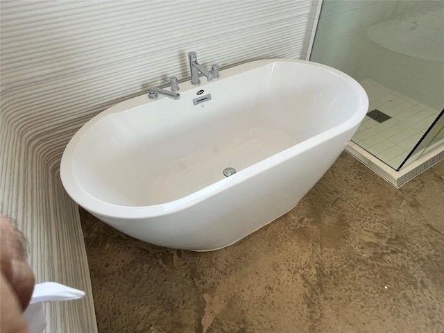 221 Blue Blaze Trl, Georgetown, TX 78628 - bathroom view of a freestanding bath