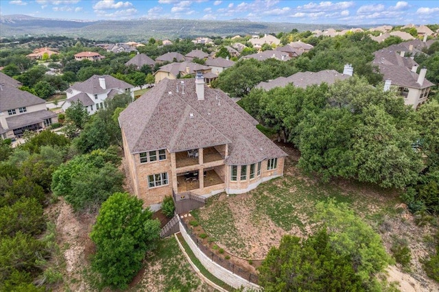 457 Santaluz Ln, Austin, TX 78732 - aerial perspective of suburban area