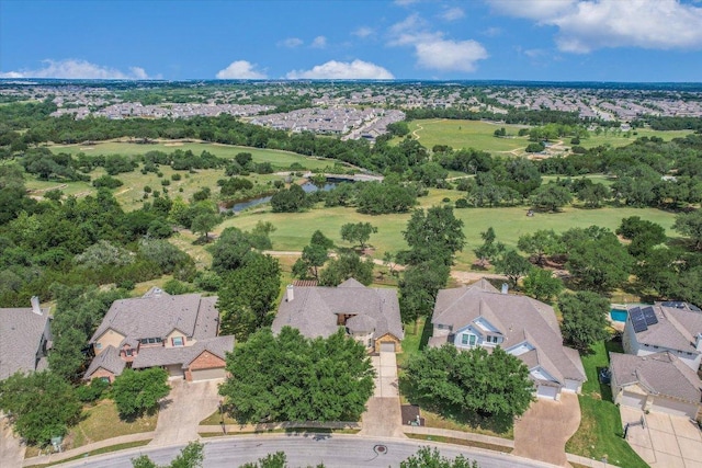 aerial perspective of suburban area