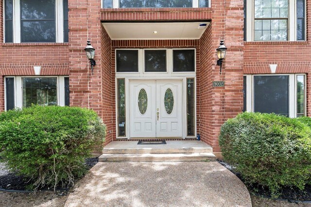 9002 Scotsman Dr, Austin, TX 78750 - view of exterior entry with brick siding