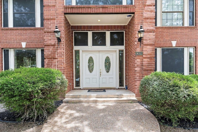 9002 Scotsman Dr, Austin, TX 78750 - entrance to property featuring brick siding