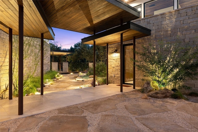 view of patio