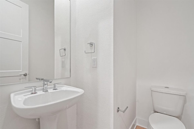2805 Mccurdy St Unit 2, Austin, TX 78723 - half bath with toilet and a sink