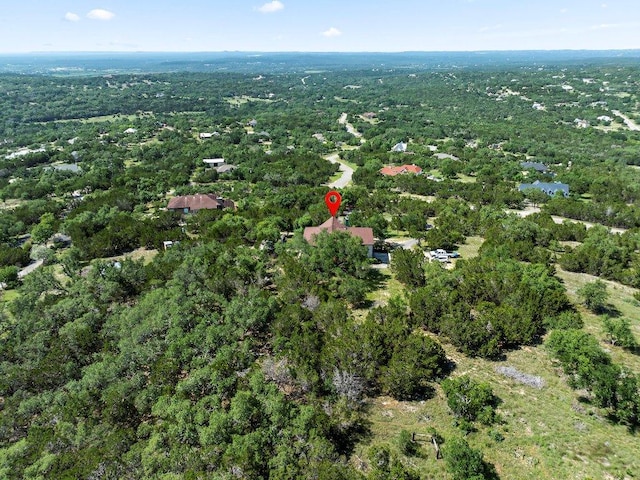 9038 Eagles Vw, Spring Branch, TX 78070 - aerial view of property and surrounding area featuring a forest