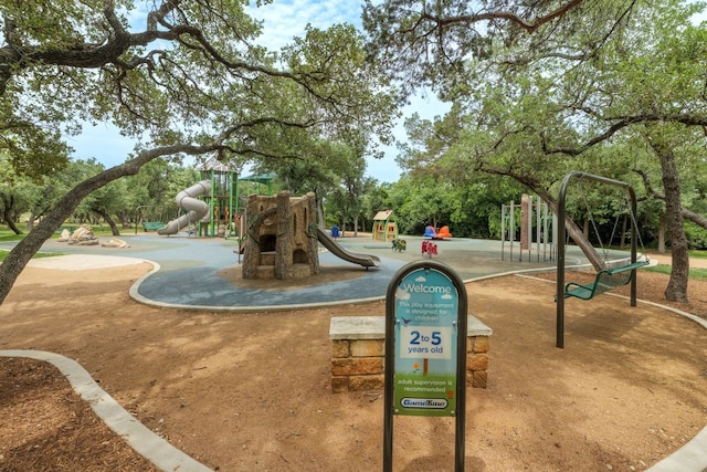 view of communal playground