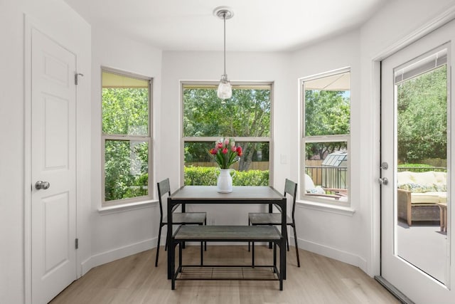 9127 Edwardson Ln, Austin, TX 78749 - dining room featuring light wood finished floors