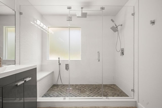 9127 Edwardson Ln, Austin, TX 78749 - full bath with vanity and a shower stall