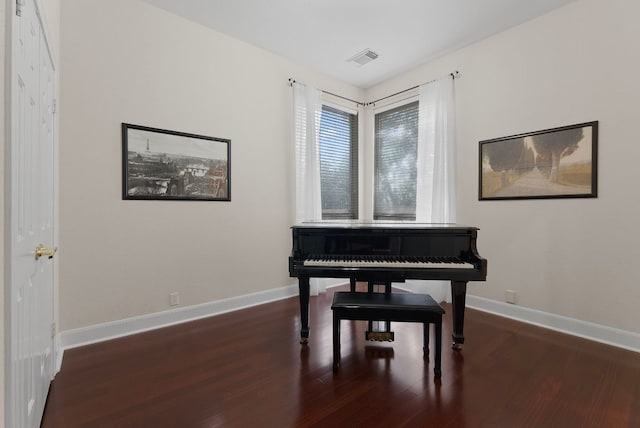 8105 Red Bird Ct, Austin, TX 78726 - living area featuring dark wood-style floors and baseboards