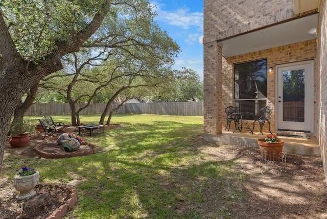 8105 Red Bird Ct, Austin, TX 78726 - fenced backyard featuring a patio