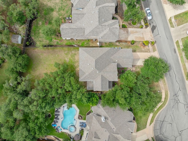 8105 Red Bird Ct, Austin, TX 78726 - drone / aerial view of a pool area