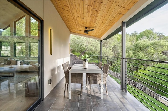 620 Bermuda St, Lakeway, TX 78734 - sunroom featuring healthy amount of natural light and a ceiling fan