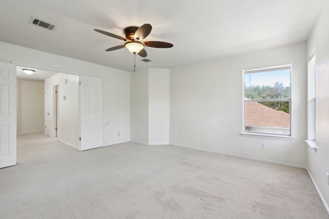 2912 Sydney Dr, Austin, TX 78728 - carpeted spare room with ceiling fan and baseboards