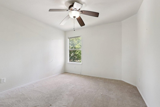 2912 Sydney Dr, Austin, TX 78728 - spare room featuring light colored carpet and ceiling fan
