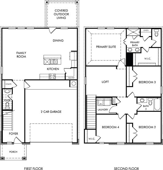836 Sun Grove Trl, Georgetown, TX 78628 - property floor plan